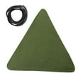 thumbnail image 2 of justharion Canvas Camping Triangle Stool Cloth Travel Hiking Gardening Backpacking Dark Green, 2 of 9