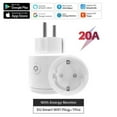 thumbnail image 1 of Electrical Outlet, Smart Wifi Plug for Smart Home, 20A, Tuya, with Power Monitor, App - 1PCS-EU Plug, 1 of 4