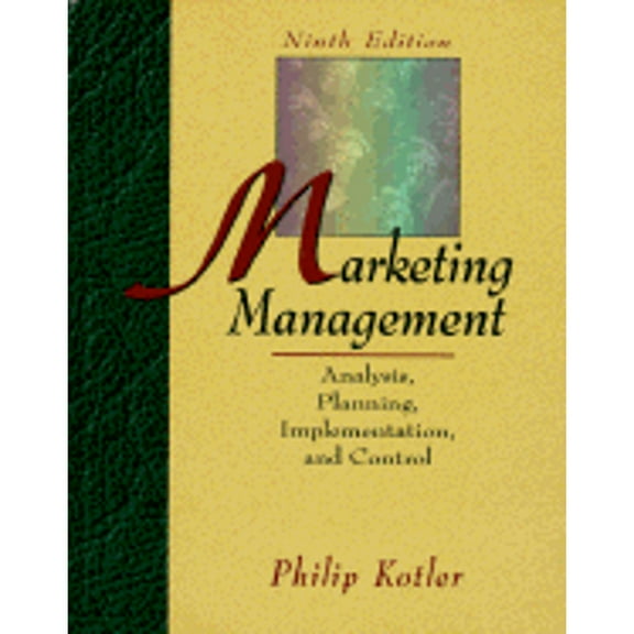 Pre-Owned Marketing Management: Analysis, Planning, Implementation, and Control (Hardcover) 0132435101 9780132435109