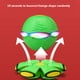 thumbnail image 5 of Pelotas De Juguete Bolas de juguete para mascotas automáticas Bola de entrenamiento de perros interesante para jugar con mascotas (6 luces verdes), 5 of 5