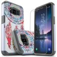 thumbnail image 1 of Galaxy S8 Active Case, With [Premium Screen Protector Included], Heavy Duty Drop Protection Dual Layers Impact Advanced Rugged Protective Slim Fit Phone Cover-Dream Catcher, 1 of 2