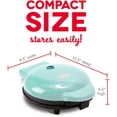 thumbnail image 3 of Dash  Express Waffle Maker, 8 inches, Aqua, 3 of 3