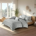 thumbnail image 2 of Gracie Mills Isabelle Metallic Geometric Duvet Cover Set - GRACE-10550, 2 of 5