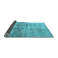 thumbnail image 2 of Ahgly Company Indoor Round Persian Light Blue Traditional Area Rugs, 4' Round, 2 of 4