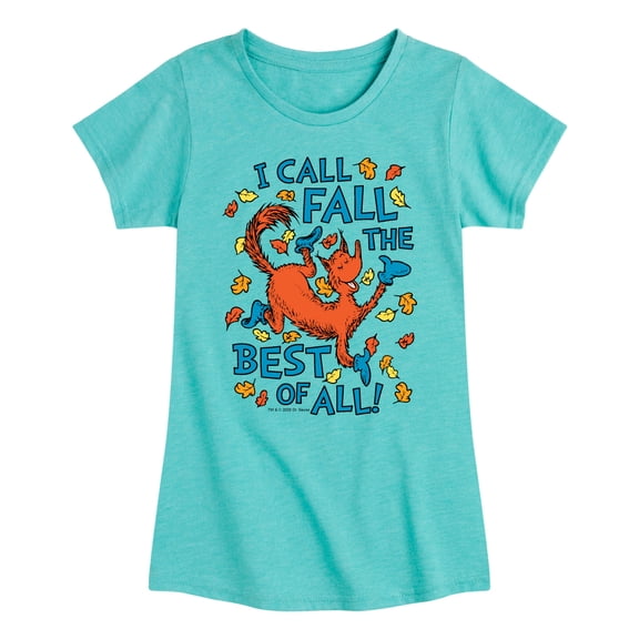 Dr. Seuss - Fall Best Of All - Youth Girls Fitted Short Sleeve T-Shirt