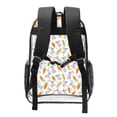 thumbnail image 2 of Susaid Cute Rabbit Print Clear Backpack See Through Transparent Plastic Clear Bookbags for School, College, Stadium,Work, 2 of 7