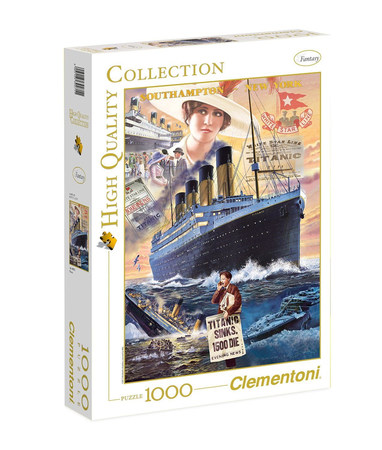 TitanicÂ 1000 pcs. Jigsaw Puzzle by Clementoni (39271)