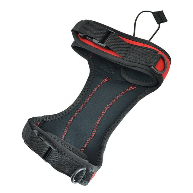 Waterproof Diving Leg Wrappings Holder Double-Sided Stickers Good Adhesion Stable Diver Leggings Cover Lightweight Fastener Belt Red