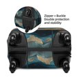 thumbnail image 4 of Balery Luggage Cover Mountain Lotus Serenity Print Suitcase Covers for Luggage Elastic Washable Suitcase Protector Fits 18-32 Inch Luggage-Large, 4 of 9