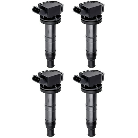 Set of 4 Ignition Coils For 2002-2009 Toyota Camry L4 2.4L Compatible with UF333 (Best Coil For Aspire Triton)