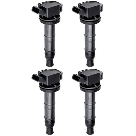 Ignition Coil Decal Set of 4 Ignition Coils For 2002-2009 Toyota Camry L4 2.4L Compatible with UF333 C1330 ()