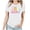 White, variant on VBTAPA Novelty Graphic Tees for Women Happy Easter Bunny Print T-Shirt Cute Leopard Rabbit Tee Tops Lightning Sales of The Day Pink L