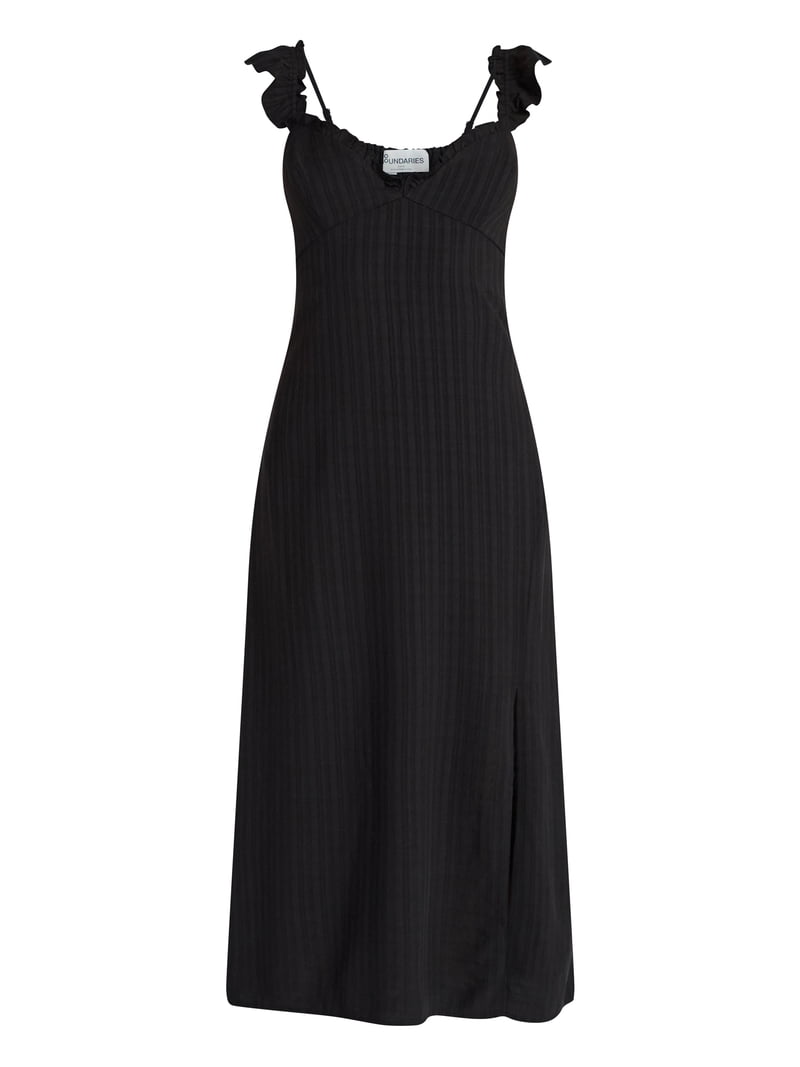 navy blue maxi dress Aurora Ruched Organic Cotton Maxi Dress Dark Navy / XS