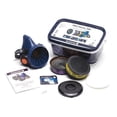 thumbnail image 2 of Half Mask Respirator Kit, Includes 2 Cartridges, Snap-In Gasket, Size M/L, 2 of 4