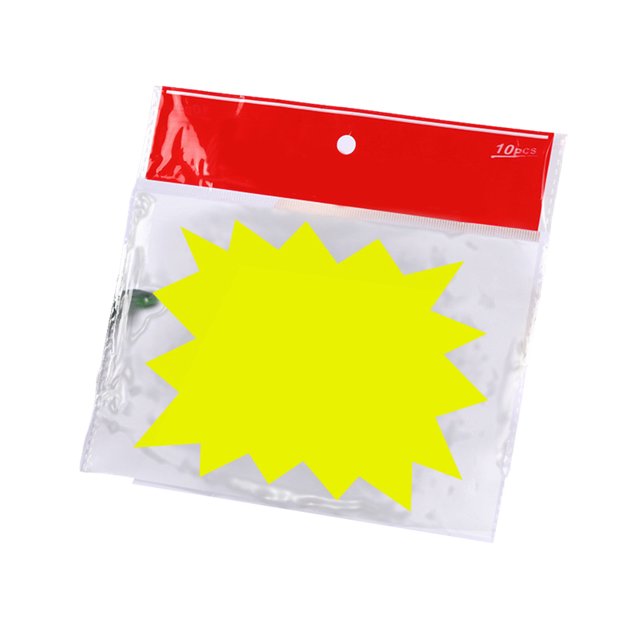 Sonducket Señales de papel de ráfaga, 50 piezas, decoración del hogar, accesorios de bricolaje, suministros de venta de garaje, decoración de Ropa, zapatos y accesorios Miscelánea TYPE15 NO15 Sonducket AP008997-26B