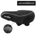 thumbnail image 4 of Asiento de bicicleta WUVOP de gran tamaño, ancho e impermeable para pelotones y bicicletas, 4 of 6