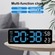 thumbnail image 4 of Descripción LED Despertador USB Reloj Digital Electrónico Pared () Azul, 4 of 9