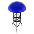 thumbnail image 3 of Achla Designs Crackle Glass Garden Toadstool Gazing Ball, Cobalt Blue, 3 of 5