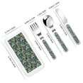 thumbnail image 2 of Salouo Dinosaur Plays Soccer Pattern 3 Pieces Toddler Utensils, Kids Silverware Set Stainless Steel Utensils for Kids Children Safe Spoons Forks & Knife Dishwasher Safe, 2 of 8