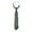 Green, variant on Men's Green Tie Unisex Chain Pattern Necktie for Students and Youth Neck Strap Tie for Wedding Graduation School Uniforms