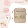thumbnail image 2 of Bible Cover Case for Women, soft corduroy Letter Bible Bag, Soft Bible Bag Bible Case with Handlest , Bible Carrying Case for Women, Bible Accessories for Book Lovers Mother's Day Gifts, 2 of 6