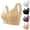12# Complexion, variant on Front Closure Bras for Older Women Gathering Plush Size Bras Thin Cup Wireless Bras Full Coverage T-Shirt Bralettes White 58