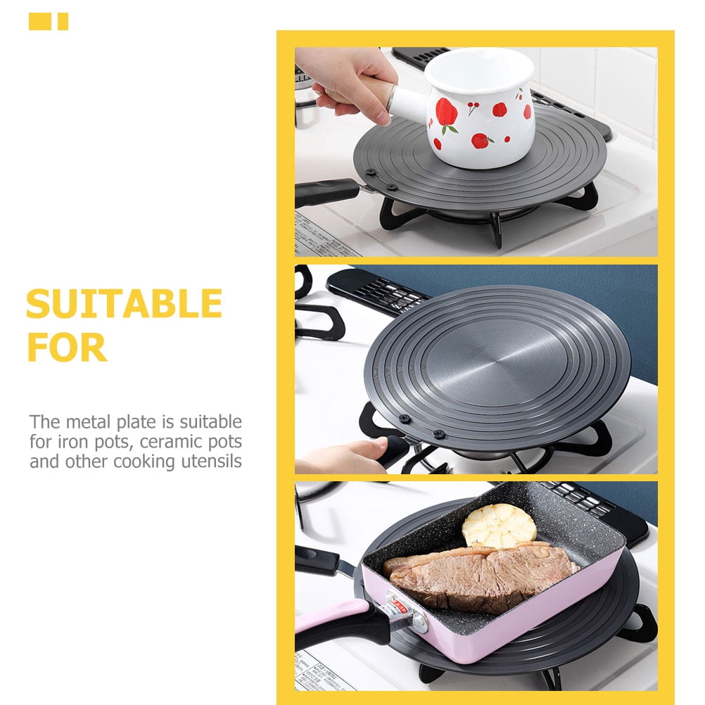 ULTNICE Induction Diffuser Plate for Cooktop Aluminum Heat Diffuser Multi Color for Cooking