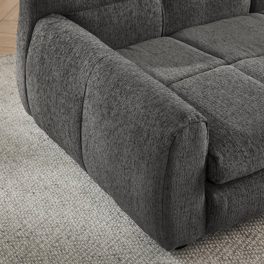Jakoola 51" Extra-Large Pet Bed Couch, Big Dog Sofa for Large and Oversized Dogs, 43.5" Seat Width, Dark Gray