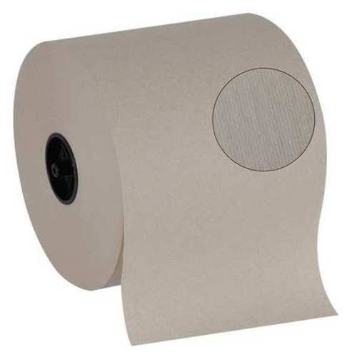 Brown Paper Towels Roll 7"W x 1000'L, 6 Rolls