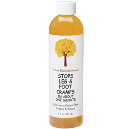 Caleb Treeze Organic Farm  Stops Leg   Foot Cramps  8 fl oz  237 (Best Organic Foot Cream)