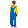 thumbnail image 5 of Minions Boy's Kigurumi Union Suit One Piece Fleece Hooded Pajama Stuart and Kevin, 5 of 7