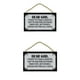 thumbnail image 2 of Wooden Doorplate Wall Hanging Board | My Sweet Lord Plaque Sign | Rustic Home Wall Decoration | Gratitude Reminder | Durable Solid Wood | Easy Mounting | 6x6 Inch | 1 Piece, 2 of 6
