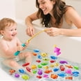 thumbnail image 4 of Magnet Fishing Game for Kids 3-8, Floating Fish Toys with Fishing Pole and Net‘Bathtub Floating Toy Fishing Pole and Rod Net, Bath Pool Outdoor Gifts for Toddlers, 4 of 7