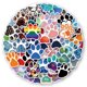 thumbnail image 1 of 60 pcs Cute Paw Print Stickers Waterproof Suitcase Notebook Stickers, 1 of 5