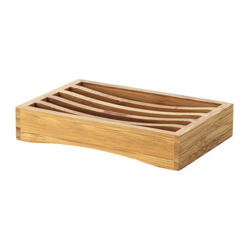 Ikea Dragan Soap dish Bamboo, NEW NEVER USED !!! By THE BEAUTY STORE