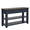 Navy Blue, variant on Tcbosik 48 inch Console Table, Entryway Table with Open Shelves and 3 Storage Drawers, Behind Couch Table for Foyer, Hallway, Living Room, Retro Blue