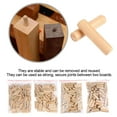 thumbnail image 5 of KONTONTY 500 Pcs Beige Wooden Connectors for Furniture Repair Strong and Secure Joints, 5 of 8