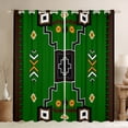 thumbnail image 1 of Erosebridal Rideaux et Draperies Aztèques Verts (42x90), Rideaux Hippie Boho Lot de 2, 1 of 5