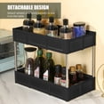 thumbnail image 2 of Amdohai 4-Layer Multifunctional Rolling Utility Cart with Detachable Baskets 4 Hooks Storage, 2 of 7