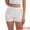 White, variant on Women's Ice Silk Smooth Slip Shorts for Lounge and Pettipants L Apricot