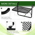 thumbnail image 4 of Table de Balcon pour Rambarde, Table Suspendue Extérieure Pliante, Table de Bar pour Balcon pour Rampes, Table Suspendue de Patio sur Rambarde, Table d'Appoint en Aluminium et Métal, Pliante et Ajustable, 4 of 6