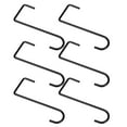 thumbnail image 3 of ganchos prácticos para colgar barandillas de balcón, soportes para jardineras, ganchos con ranura para jardineras, para casa, jardín y balcón (negro), 3 of 6