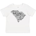 thumbnail image 3 of Inktastic South Carolina Word Salad- State Outline Boys or Girls Toddler T-Shirt, 3 of 5