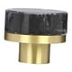 thumbnail image 4 of Tirador de cajón de mármol y latón, herraje para muebles, pomo elegante de 3,05 cm Negro, 4 of 9