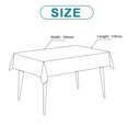 thumbnail image 2 of Nappe Rectangulaire Imperméable et Anti-Brûlure en pvc pour table Basse, 2 of 5