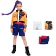 thumbnail image 1 of Disfraz de cazador de Halloween for niños grandes, Rumi, Mira, Zoey, cantantes, baile, escenario, juego de rol, trajes de cosplay for niños, 2026, 1 of 3