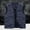 Dark Blue, variant on Men's Casual Lightweight Outdoor Fishing Work Safari Travel Photo Cargo Vest Jacket Multi Pockets