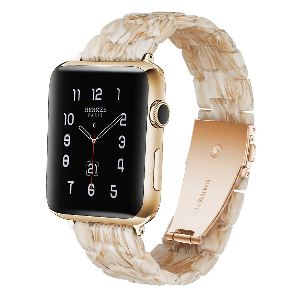 Apple watch 4 gold with white band online
