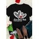 thumbnail image 3 of ABPHQTO Camiseta de manga corta con estampado gráfico de letras de animales de leopardo occidental caqui para mujer, 3 of 5