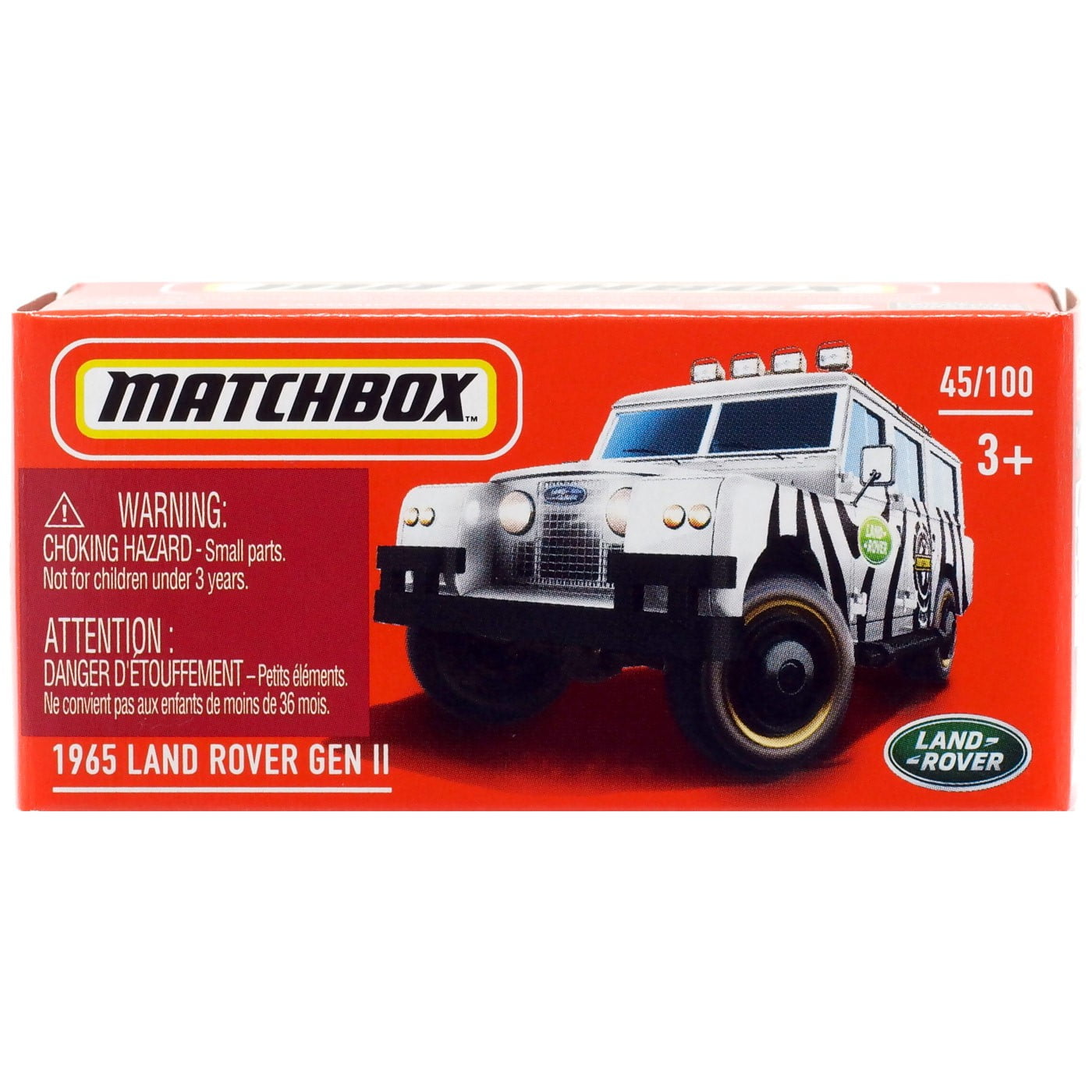 Matchbox Power Grabs 1965 Land Rover Gen II Diecast Car
